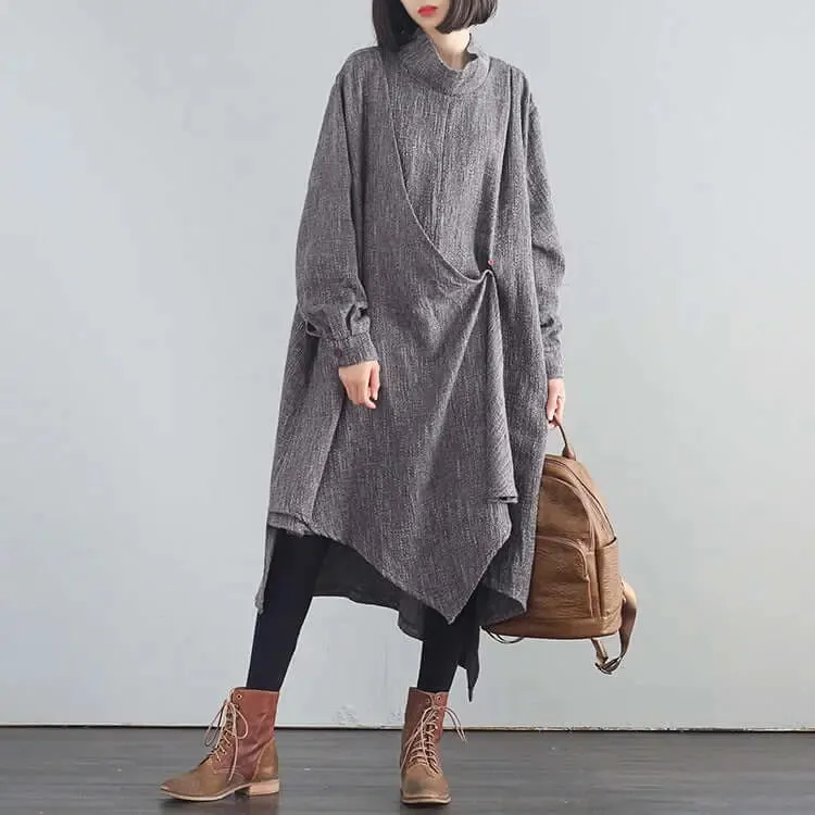 Linen Turtleneck Dress for a Stylish Summer Wardrobe
