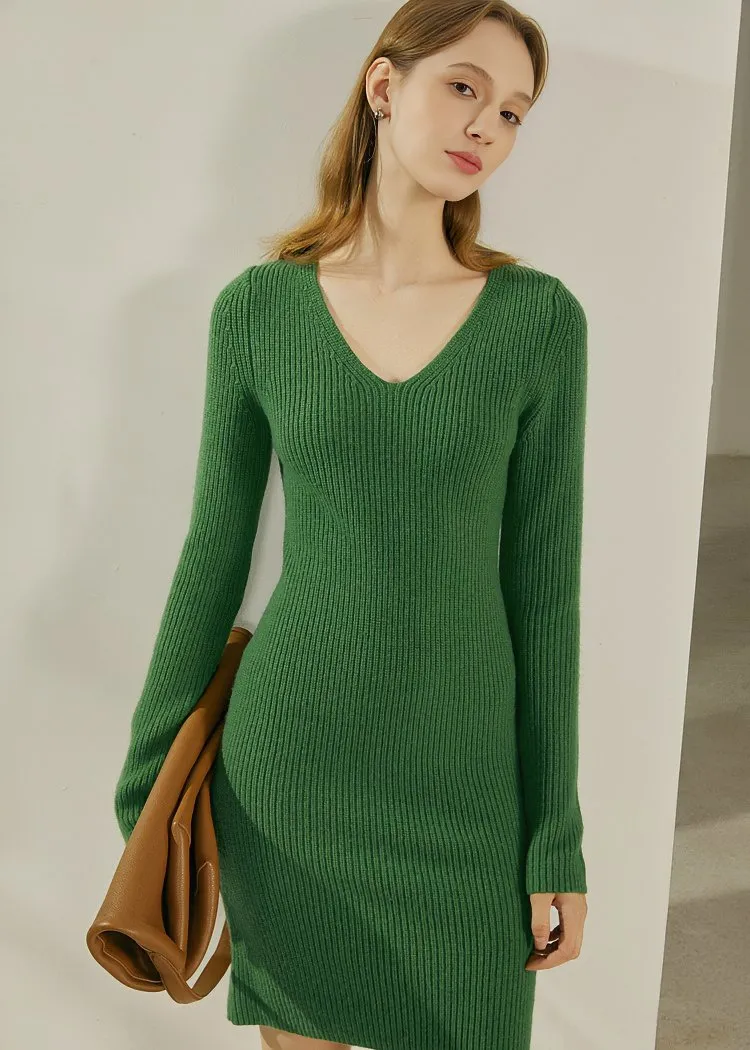 LOOSE SHORT KNIT DRESS