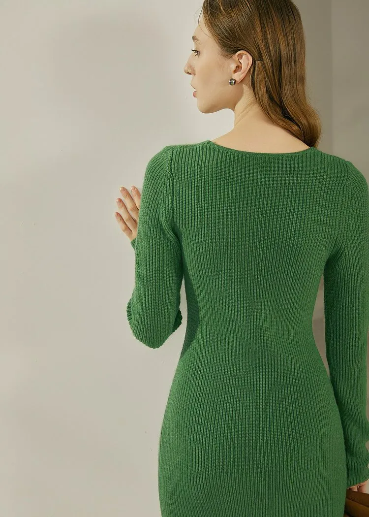 LOOSE SHORT KNIT DRESS