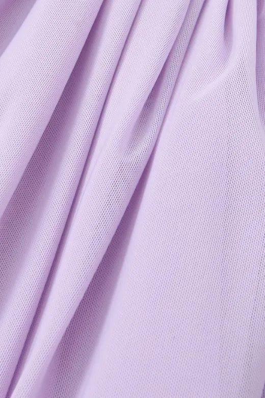 Martine Bodycon Wrap Mini Dress - Lavender Purple