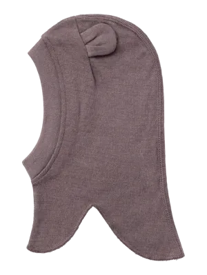 name it baby WILLIT WOOL BALACLAVA W/EARS - Sparrow