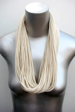 Necklush Infinity Scarf / Cream White / Unisex