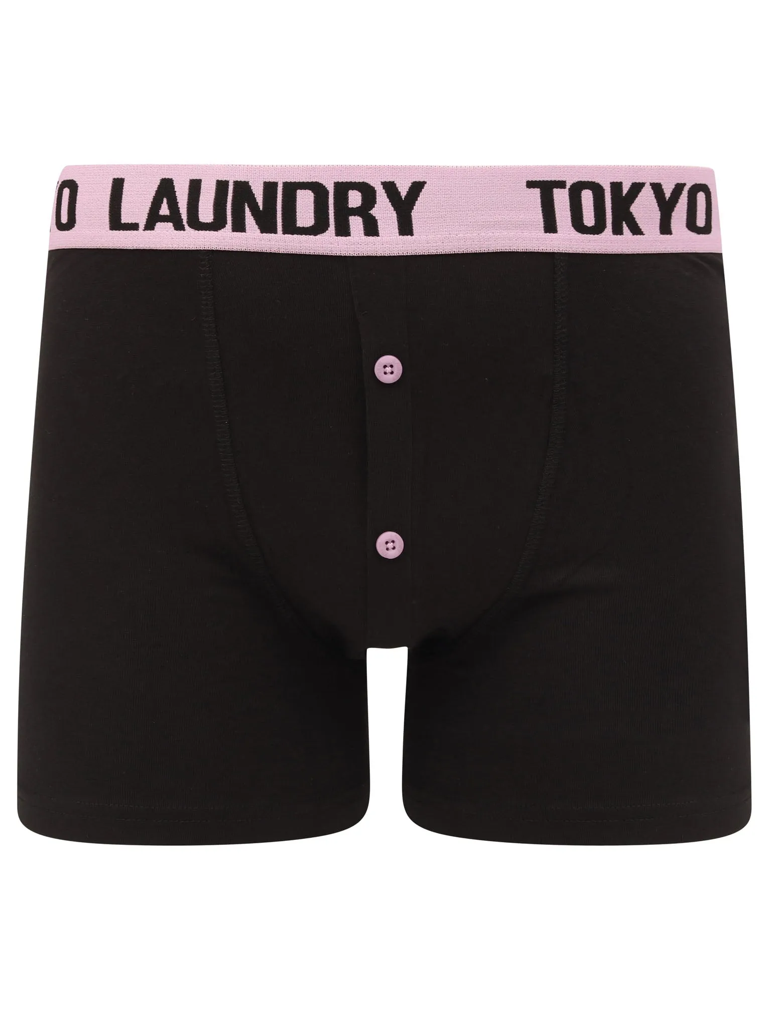 Nelson 2 (2 Pack) Boxer Shorts Set in Hot Coral / Lavender Herb - Tokyo Laundry