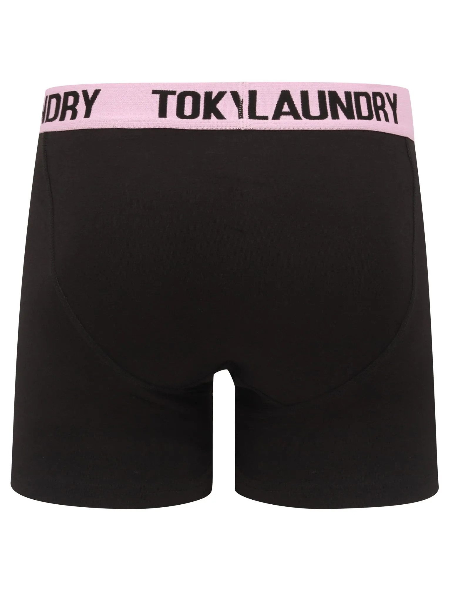 Nelson 2 (2 Pack) Boxer Shorts Set in Hot Coral / Lavender Herb - Tokyo Laundry