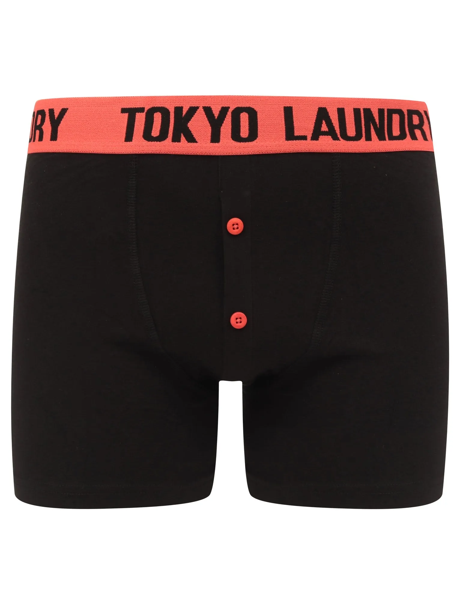 Nelson 2 (2 Pack) Boxer Shorts Set in Hot Coral / Lavender Herb - Tokyo Laundry