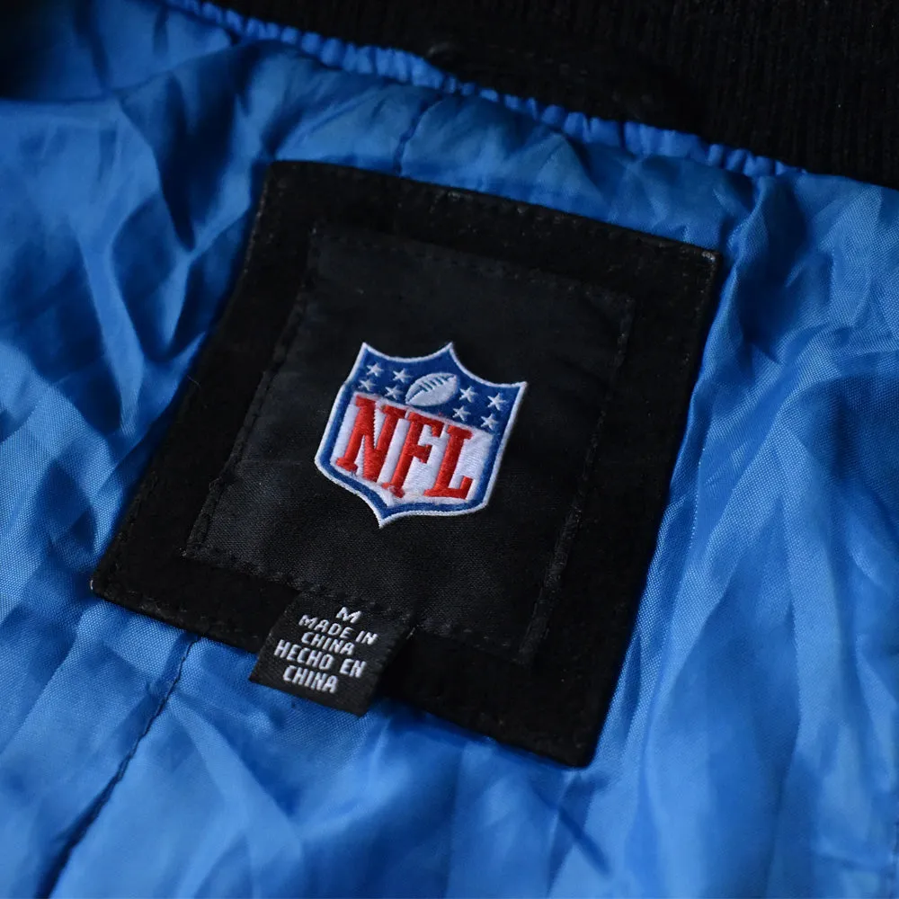 “NFL CAROLINA PANTHERS” スエードレザー アワードジャケット 231125