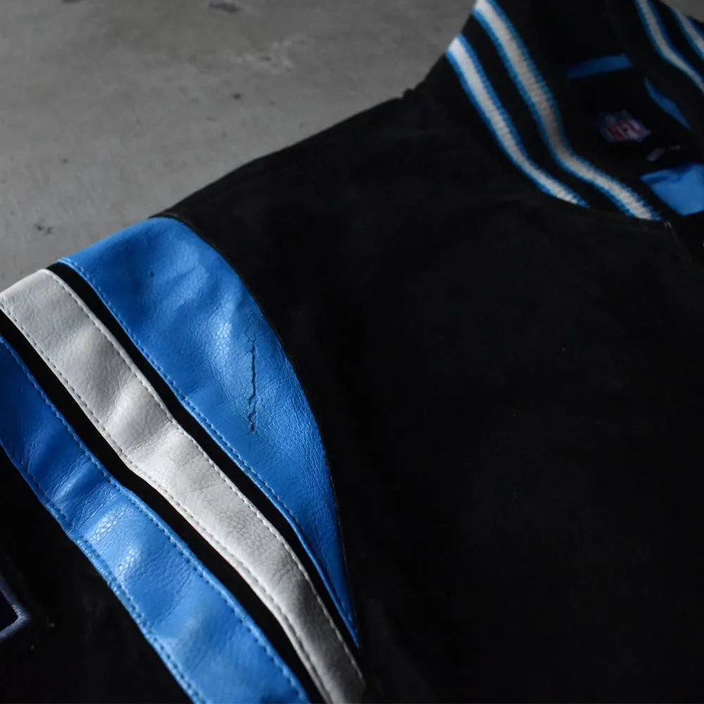 “NFL CAROLINA PANTHERS” スエードレザー アワードジャケット 231125