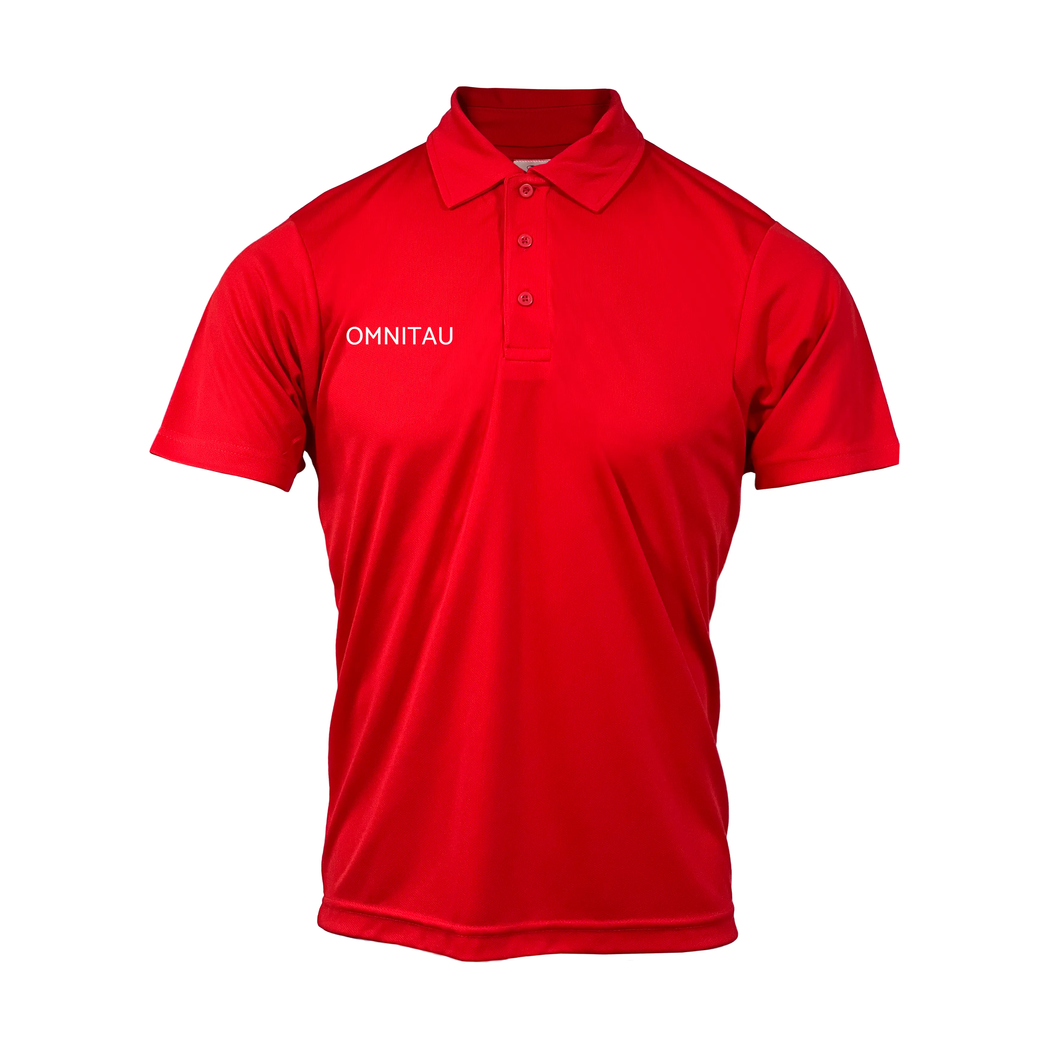 Omnitau Women's Team Sports Breathable Technical Polo - Red