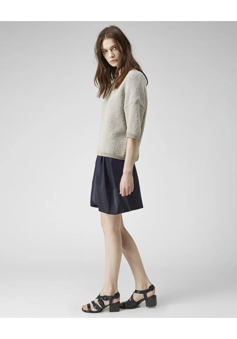 Pleated Umbrella Skirt