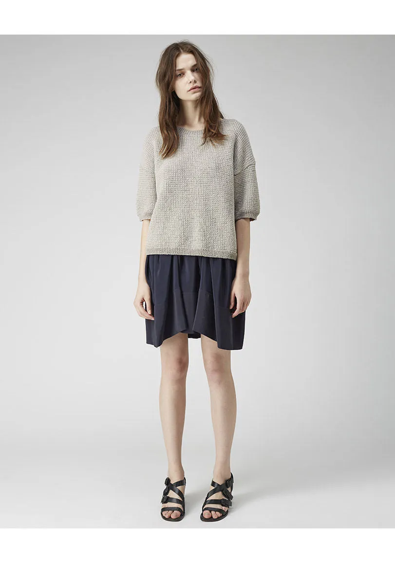 Pleated Umbrella Skirt