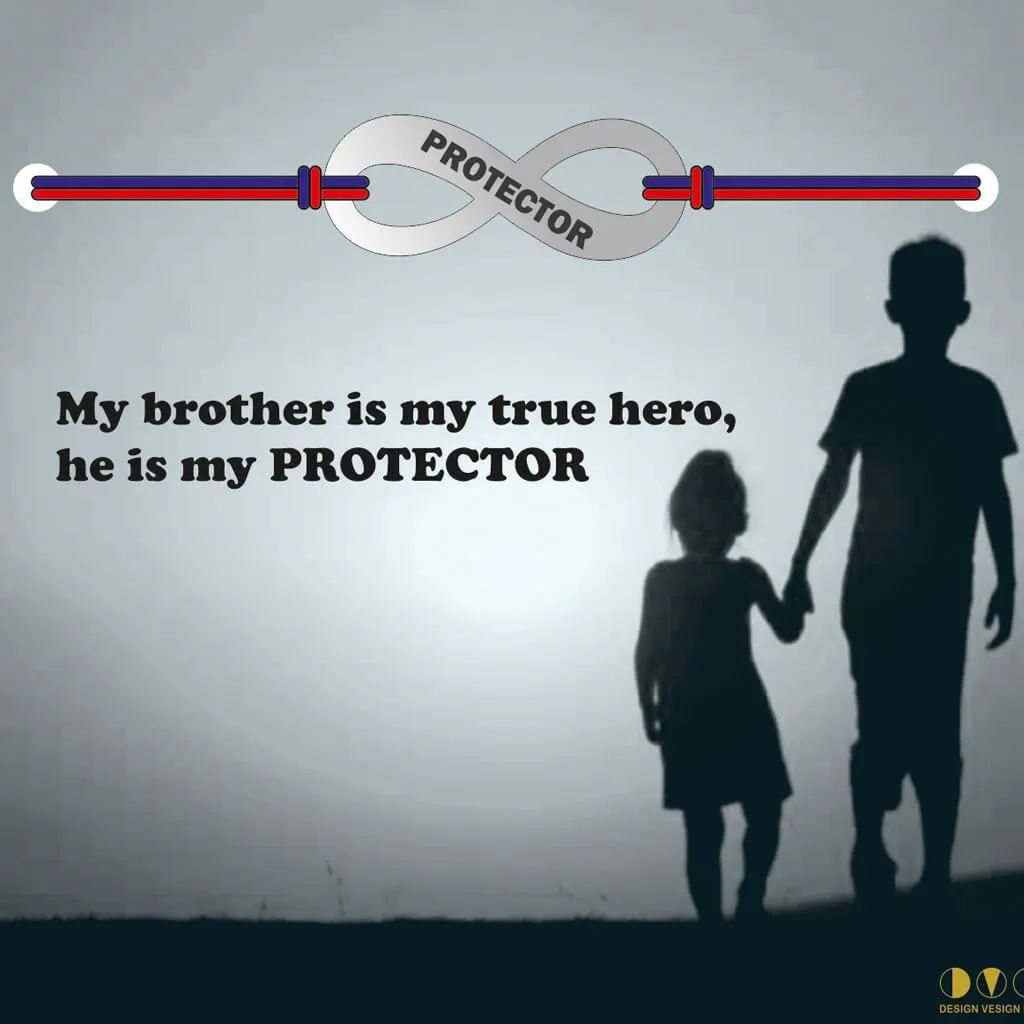 Protector Bro Rakhi Keychain