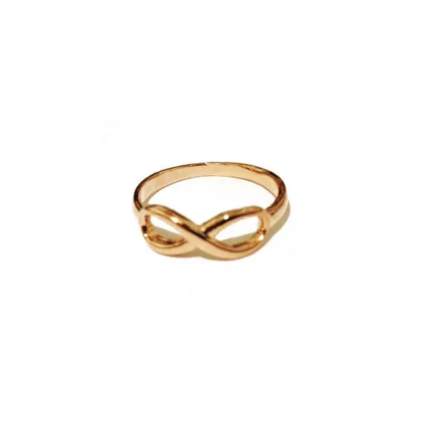 Rosy Infinity Ring