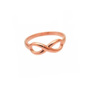 Rosy Infinity Ring