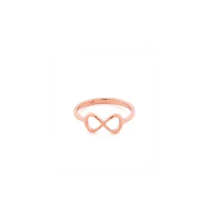 Rosy Thin Infinity Ring