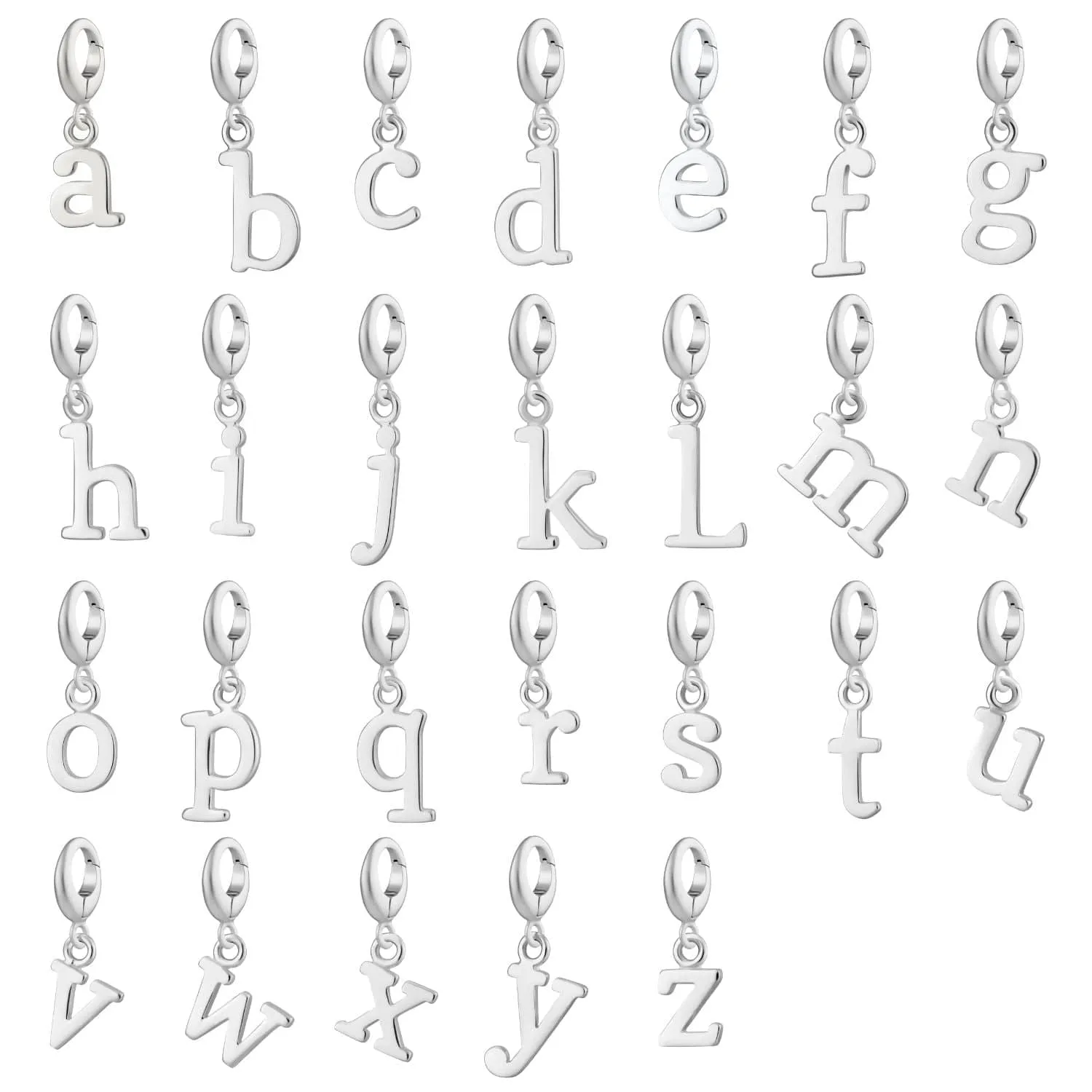 Silver Infinity Charm Collector Necklace