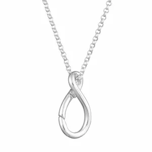 Silver Infinity Charm Collector Necklace