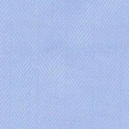 Solid Ice Blue Herringbone Classic Custom Shirt 100c 80/2*80/2 Sai036a