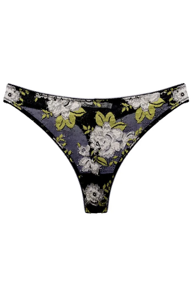 Sophia string black creme
