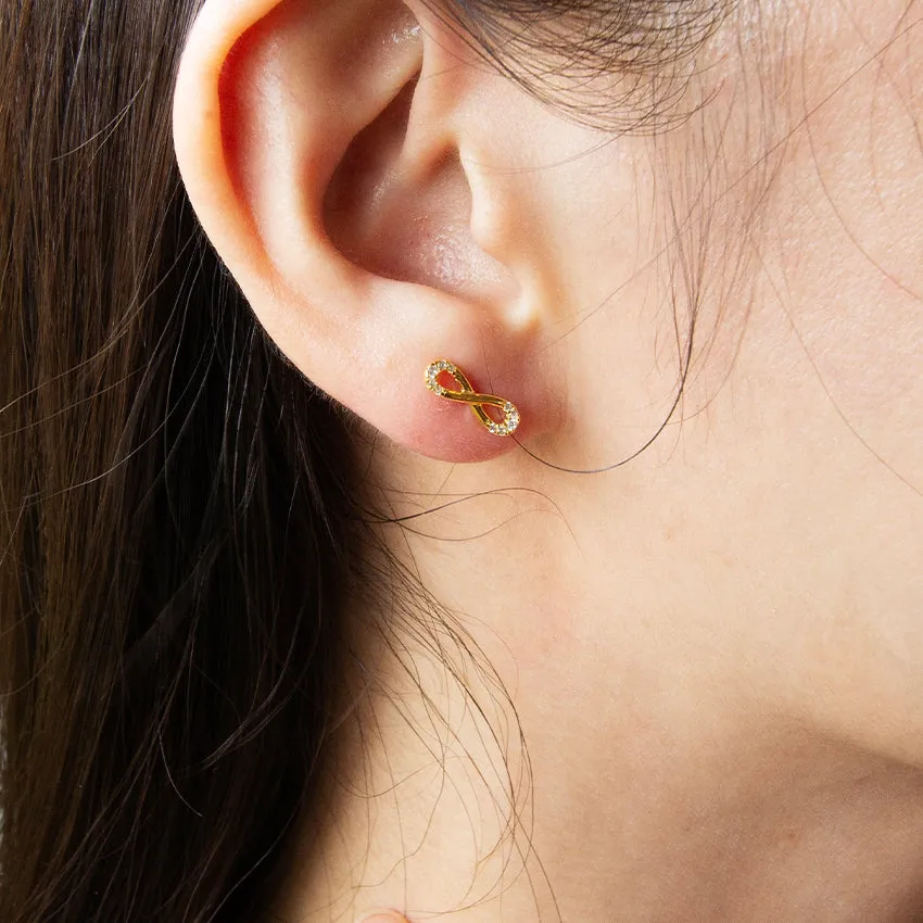Sparkle Infinity Studs