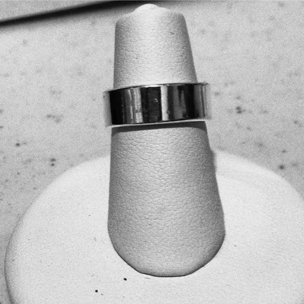 Sterling Silver Solid Band "MiDi" Ring