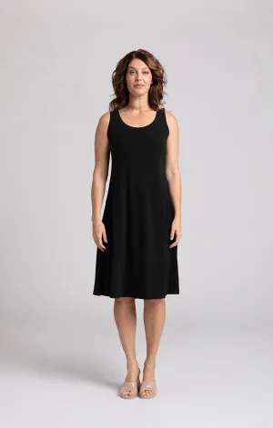 Sympli Nu Tank Dress Short - Black