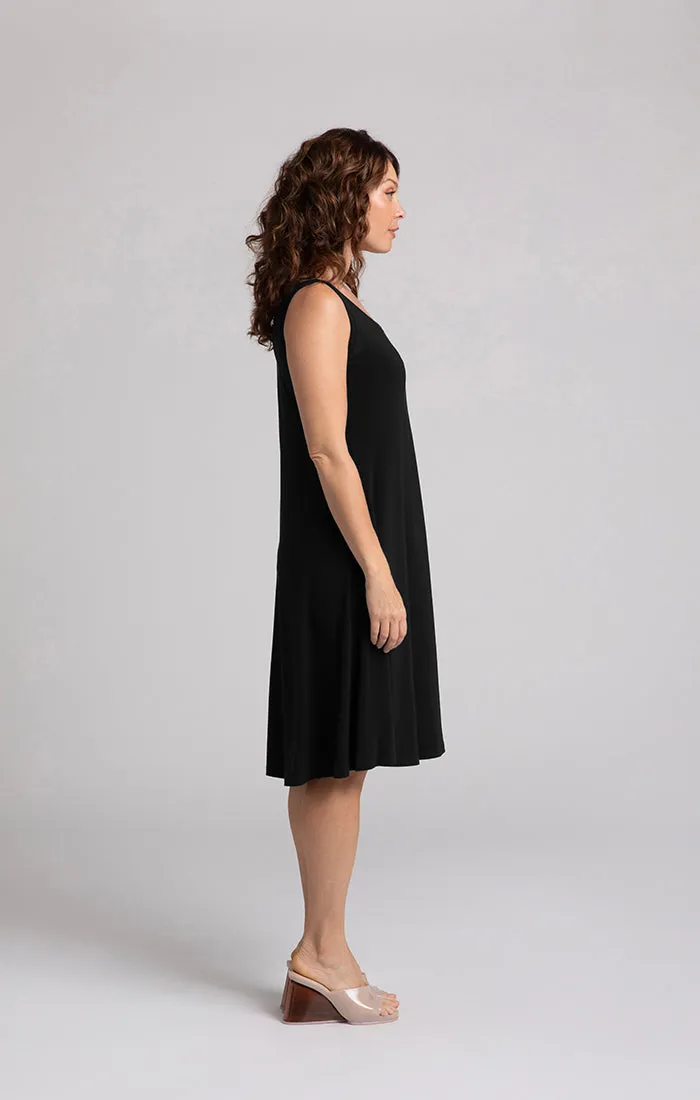Sympli Nu Tank Dress Short - Black
