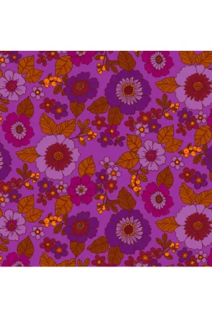 The Chain - Exclusive 'Dolly' Canyon Bloom Purple - Scarf