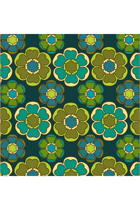 The Chain - Exclusive 'Dolly' Mod Blossom Kiwi - Scarf