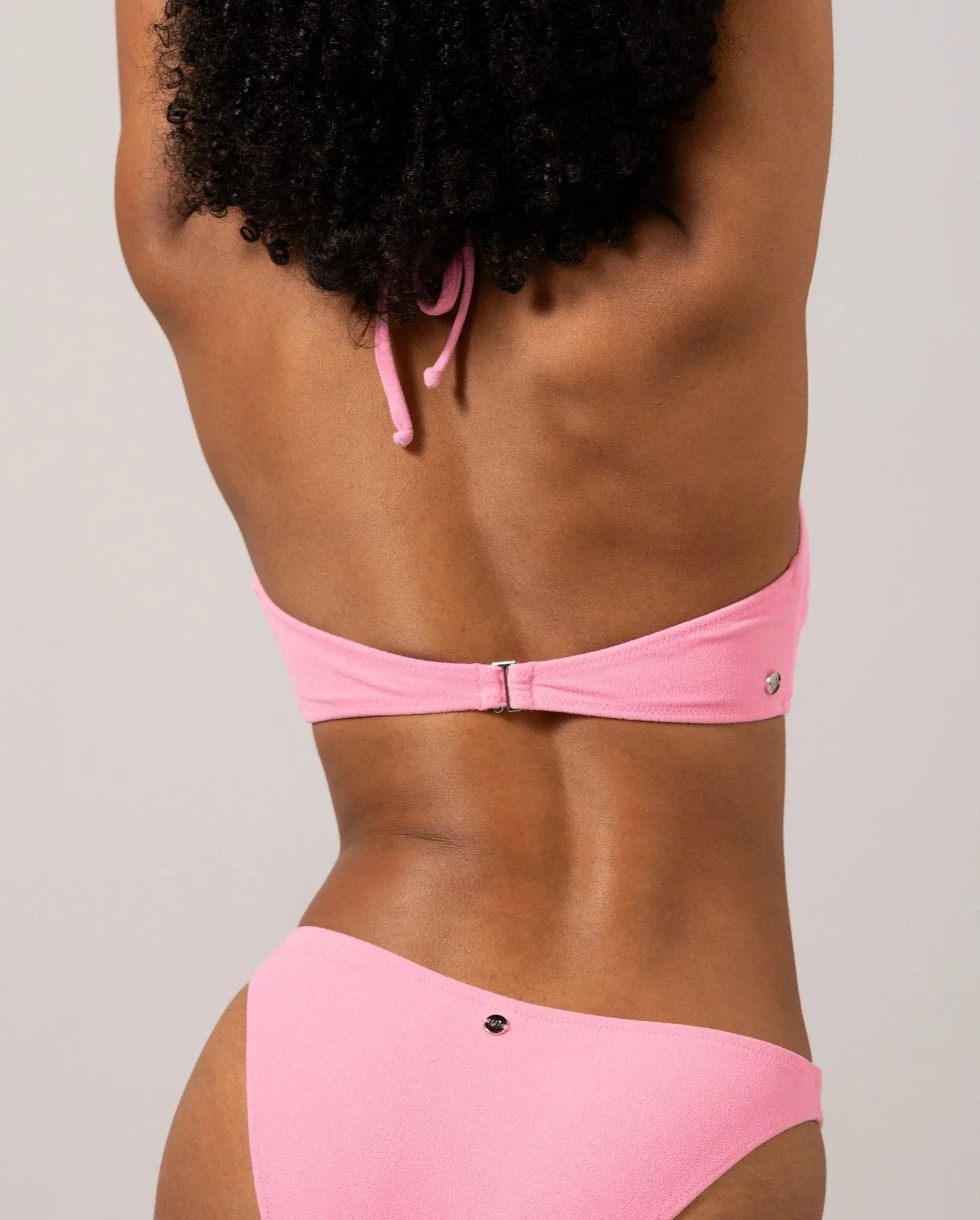 Understatement Underwear - Strappy Bandeau Bikini Top - Pink