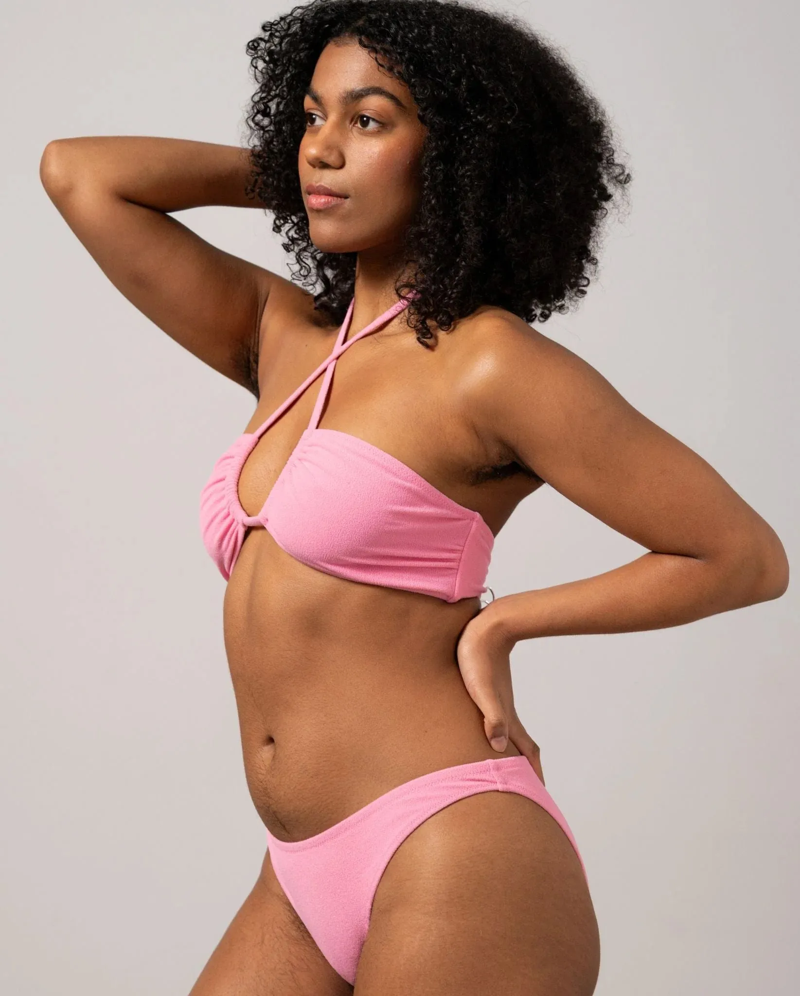 Understatement Underwear - Strappy Bandeau Bikini Top - Pink