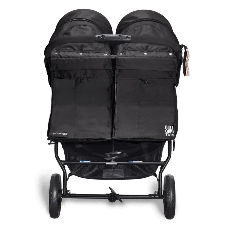 Valco Baby Slim Twin Sport 2024 Double Stroller with Bumper Bar-Sport Edition