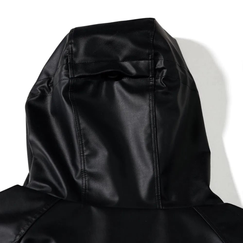 WIDE H HOODED JACKET BLACK