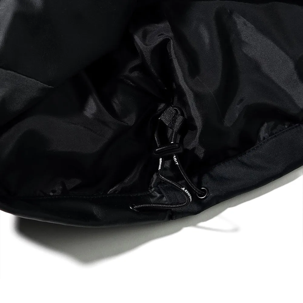 WIDE H HOODED JACKET BLACK