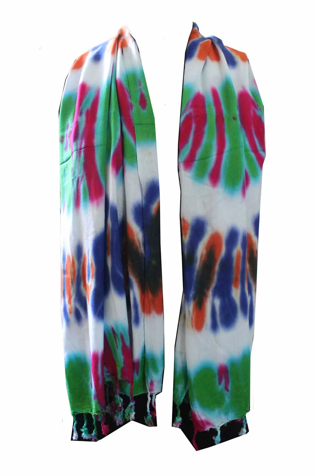 Women Fashion Scarf Tie-Dye Viscose Scarves Head wraps Colourful Exotic Wraps Lightweight Scarves for Spring Fall , Shawl Wrap