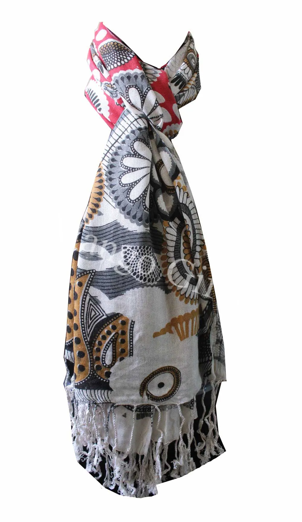 Women Fashion Scarf Tie-Dye Viscose Scarves Head wraps Colourful Exotic Wraps Lightweight Scarves for Spring Fall , Shawl Wrap
