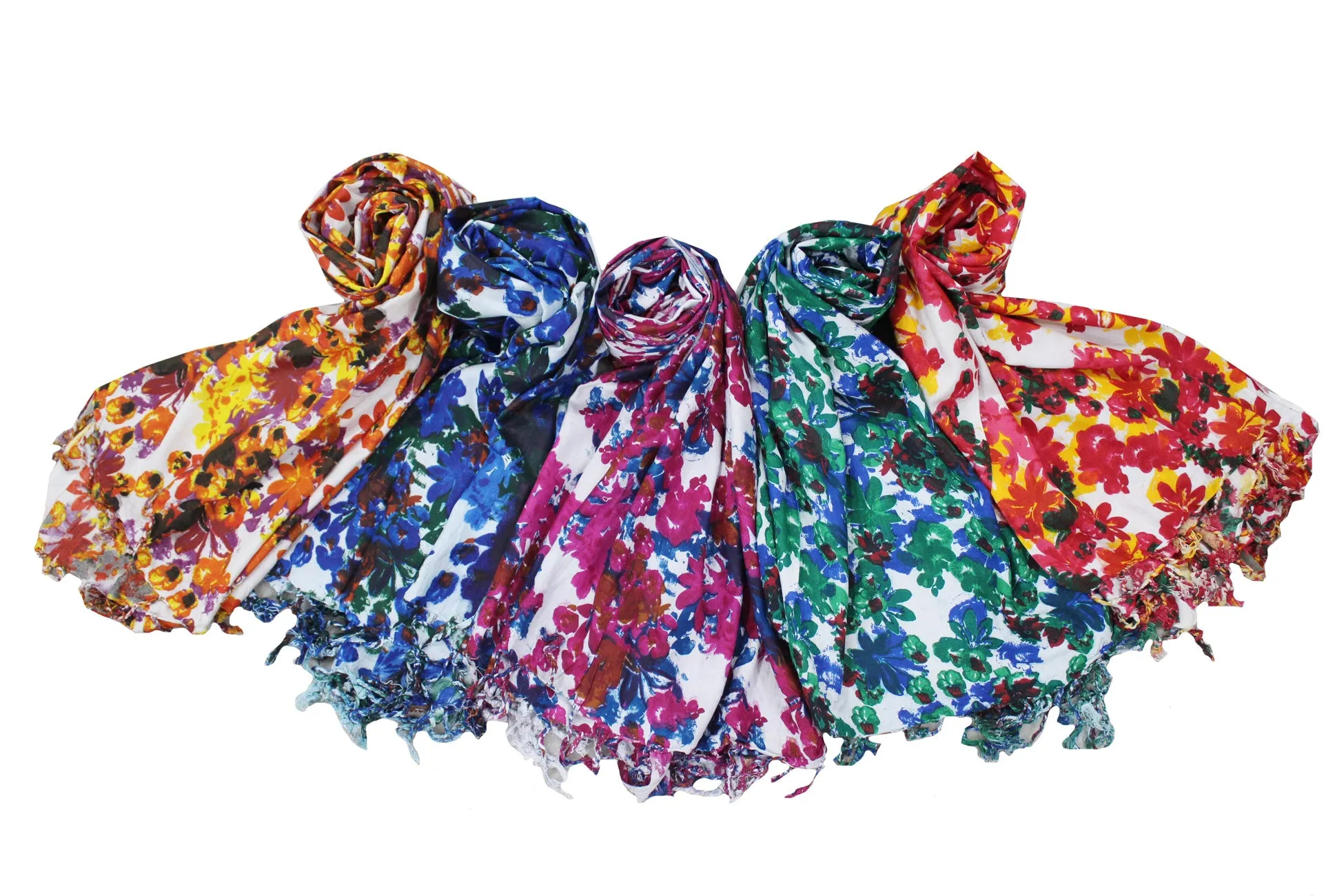 Women Fashion Scarf Tie-Dye Viscose Scarves Head wraps Colourful Exotic Wraps Lightweight Scarves for Spring Fall , Shawl Wrap